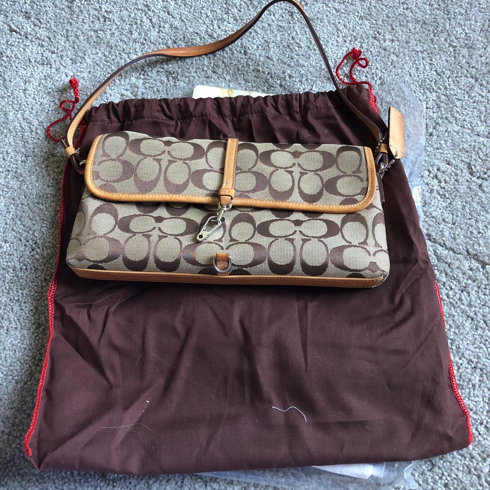 Small Authentic Coach Bag - Signature Canvas